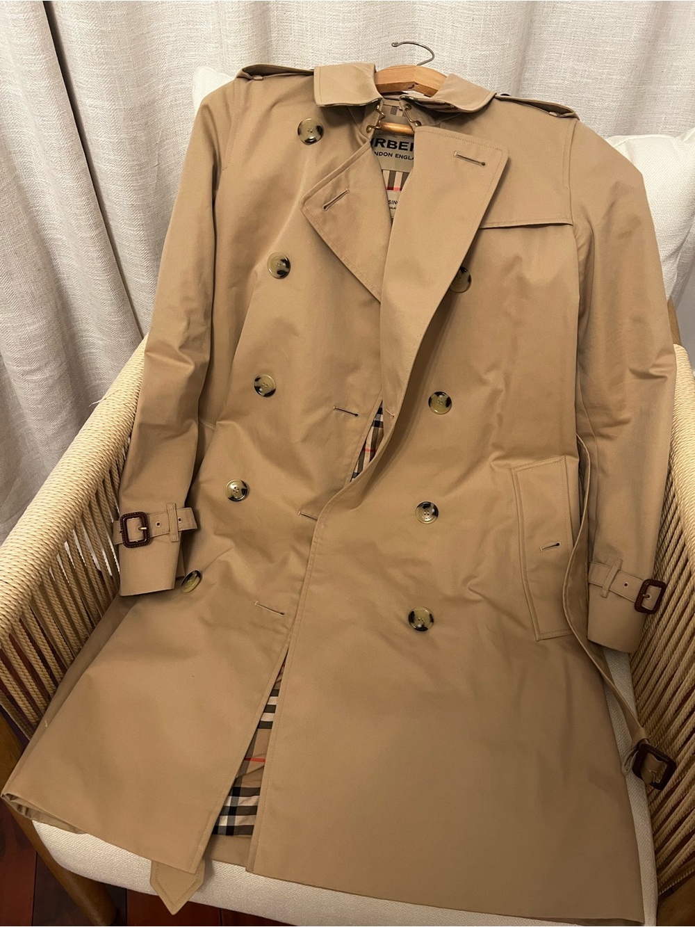 Burberry Kensington Trench Coat US size 4 - Picture 11 of 16